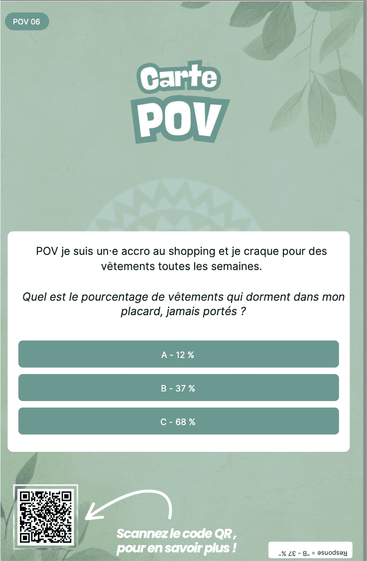cate pov jeu consommation respoinsable boethic