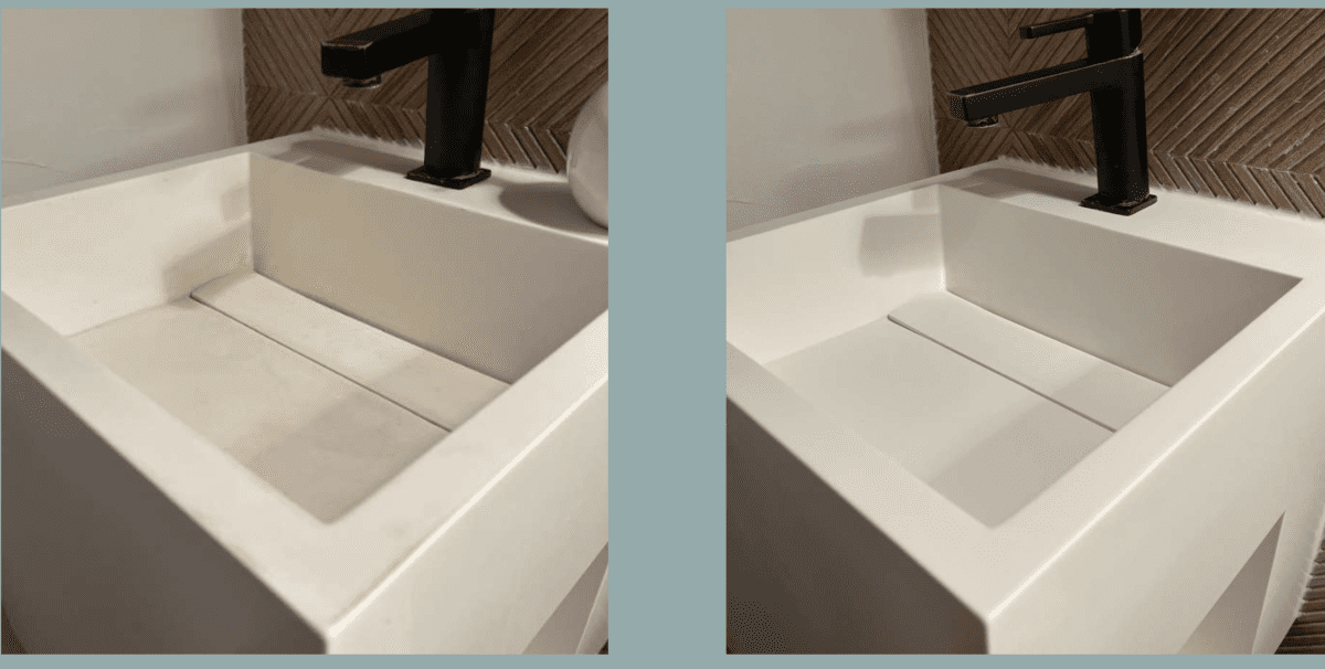 réno lavabo retouch up