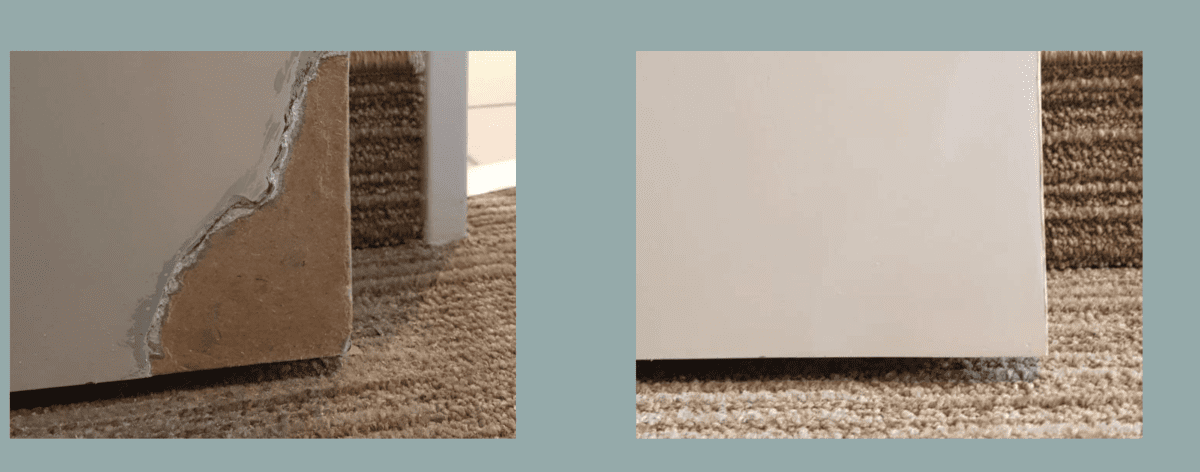 rénovation porte retouche up