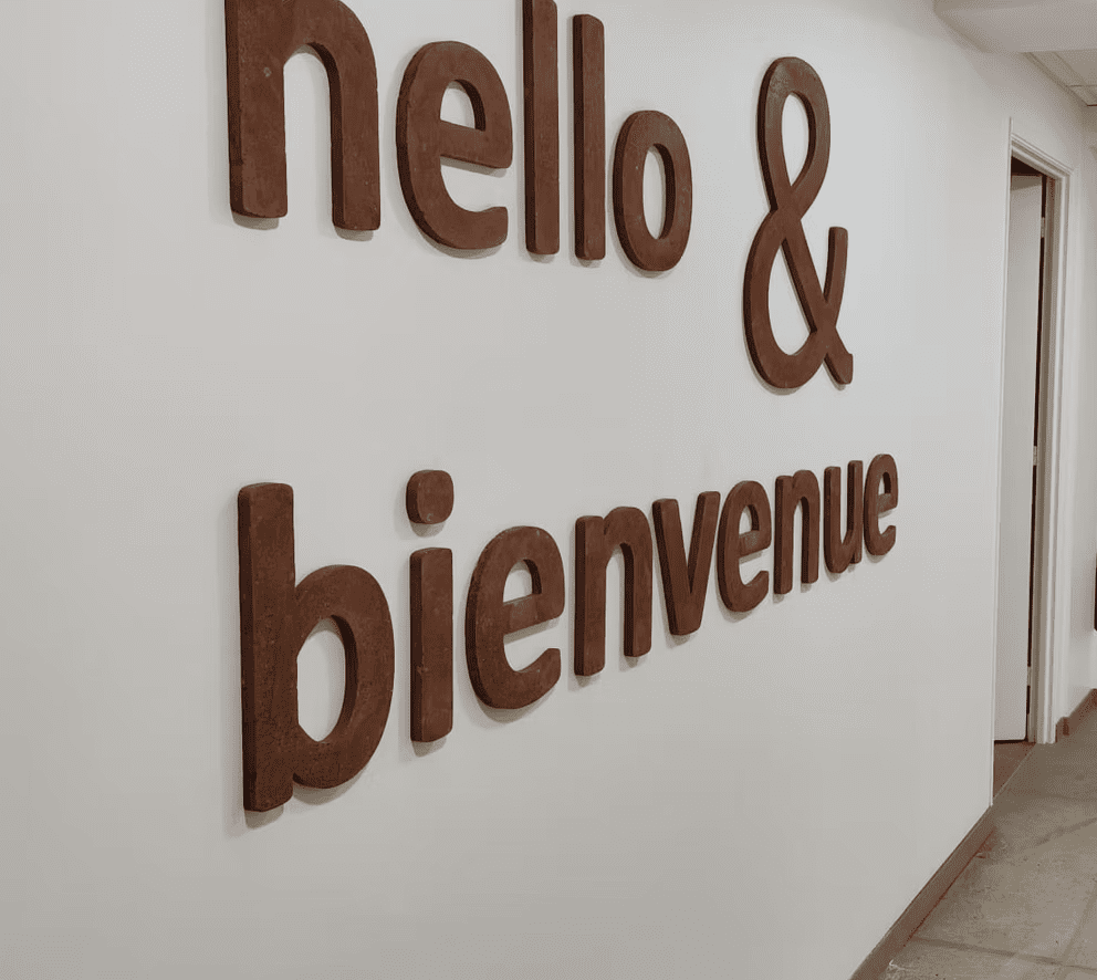 signalétique papier recyclé teinté