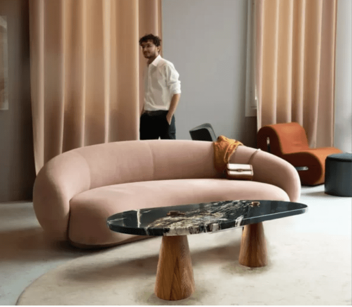 table basse design matéraux haut de gamme